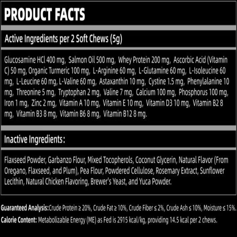 NBK MUSCLE GAIN BOTTLE NUTRITION NFORMATION